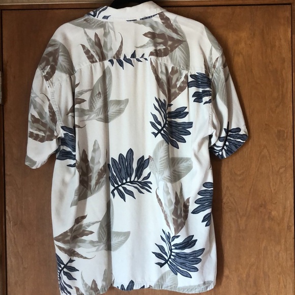 WinterSilks vintage silk Hawaiian style button down collared shirt - Picture 8 of 8